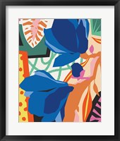 Framed Blue Magnolia