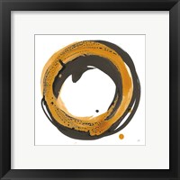 Framed 'Amber Enso IV' border=