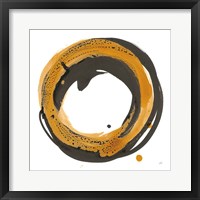 Framed 'Amber Enso IV' border=