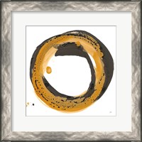 Framed 'Amber Enso III' border=