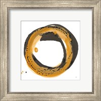 Framed 'Amber Enso III' border=