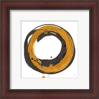 Framed 'Amber Enso II' border=