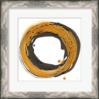 Framed 'Amber Enso I' border=