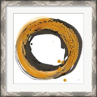 Framed 'Amber Enso I' border=