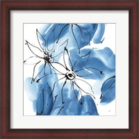 Framed 'Indigo Neutrals II' border=