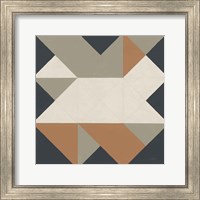 Framed 'Triangles III Highland' border=