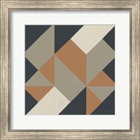 Framed 'Triangles I Highland' border=