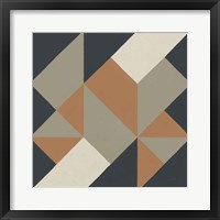 Triangles I Highland Framed Print