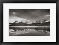 Framed Little Redfish Lake Morning II