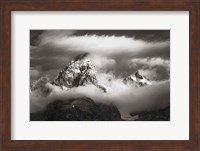 Framed Grand Teton Clouds