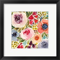 Framed 'Summer Petals IV' border=