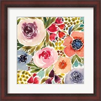 Framed 'Summer Petals IV' border=