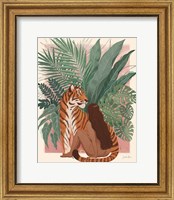 Framed 'Majestic Cats II' border=