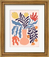 Framed 'Mid Mod Floral I' border=