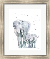 Framed Mama Elephant