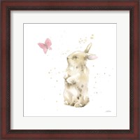 Framed 'Dreaming Bunny III' border=