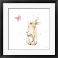 Framed 'Dreaming Bunny III' border=