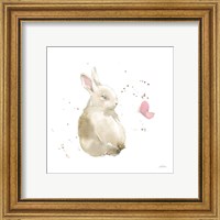 Framed 'Dreaming Bunny II' border=