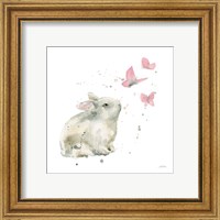 Framed 'Dreaming Bunny I' border=