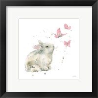 Framed 'Dreaming Bunny I' border=