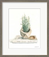 Framed 'Grown at Home I' border=