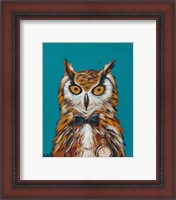 Framed 'Spy Animals I-Undercover Owl' border=