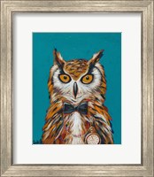 Framed 'Spy Animals I-Undercover Owl' border=