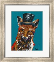 Framed 'Spy Animals IV-Sly Fox' border=