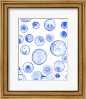 Framed 'Bubble Polkadot Ii' border=