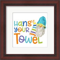 Framed 'Bathroom Gnomes III' border=