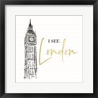 Framed 'Bath Art V-I See London' border=