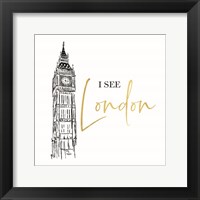 Bath Art V-I See London Framed Print