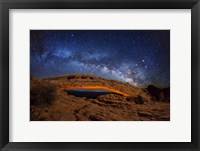 Framed Milky Way Mesa Arch