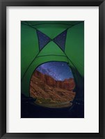 Framed Grand Canyon Stars Thru Tent