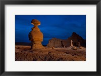 Framed Mushroom Hoodoo Blue Hour