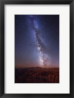 Framed Milky Way over Bryce Canyon