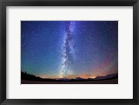 Framed Milky Way Tetons Fisheye