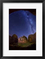 Framed Stars over the Organ Zion