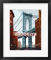 Framed Brooklyn Bridge