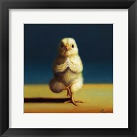 Framed Yoga Chick Tree Pose