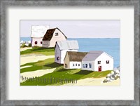 Framed Cottages By The Sea