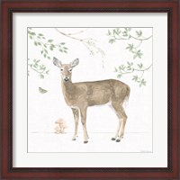 Framed 'Woodland Love V' border=