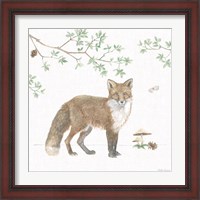 Framed 'Woodland Love II' border=