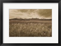 Framed Sawtooth Mountains Idaho II Dark