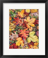 Framed Leaves and Acorns