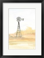 Framed Windmill Landscape III