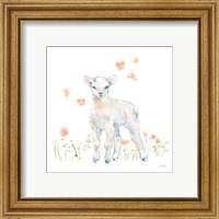 Framed 'Spring Lambs II' border=