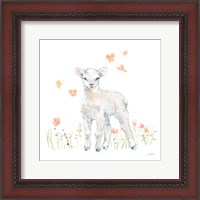 Framed 'Spring Lambs II' border=