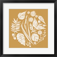 Framed 'Autumn Tones XI' border=