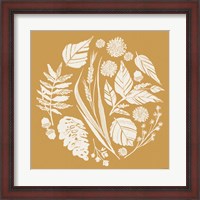 Framed 'Autumn Tones XI' border=